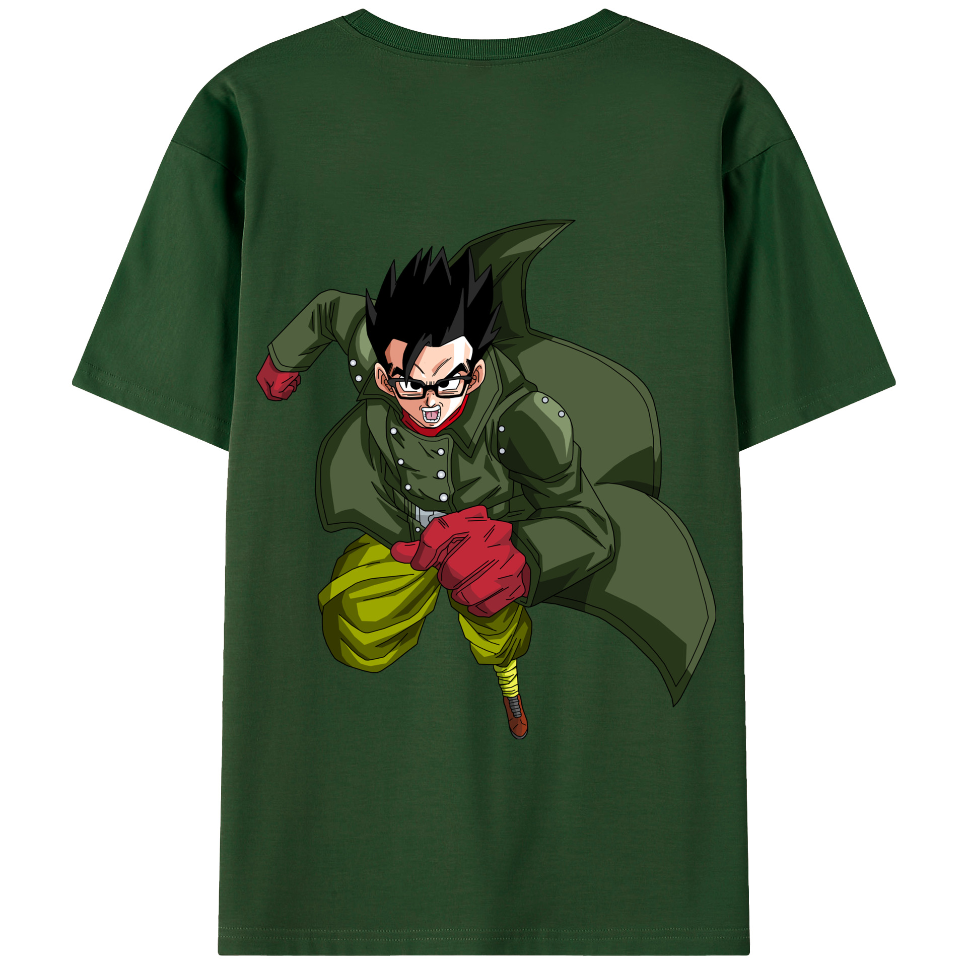 （画像用） ドラゴンボール 孫 悟飯（そんごはん）DRAGON BALL Son Gohan 綿100％半袖Tシャツ（背面プリント）